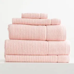 Renee Taylor Cambridge Textured 5 Piece Primrose Towel Pack