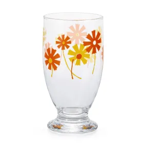 Retro Footed Glass Cup - Cosmos