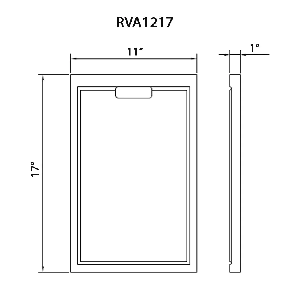 Ruvati RVA1217 Solid Wood 17 inch Cutting Board