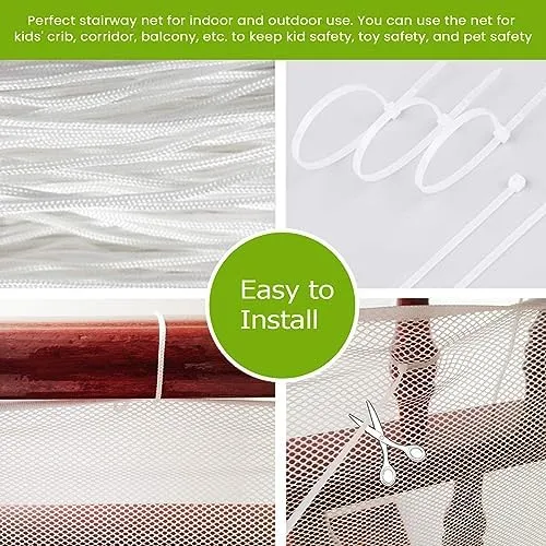 Safe-O-Kid- Baby Safety Net- White (Pack of 1)