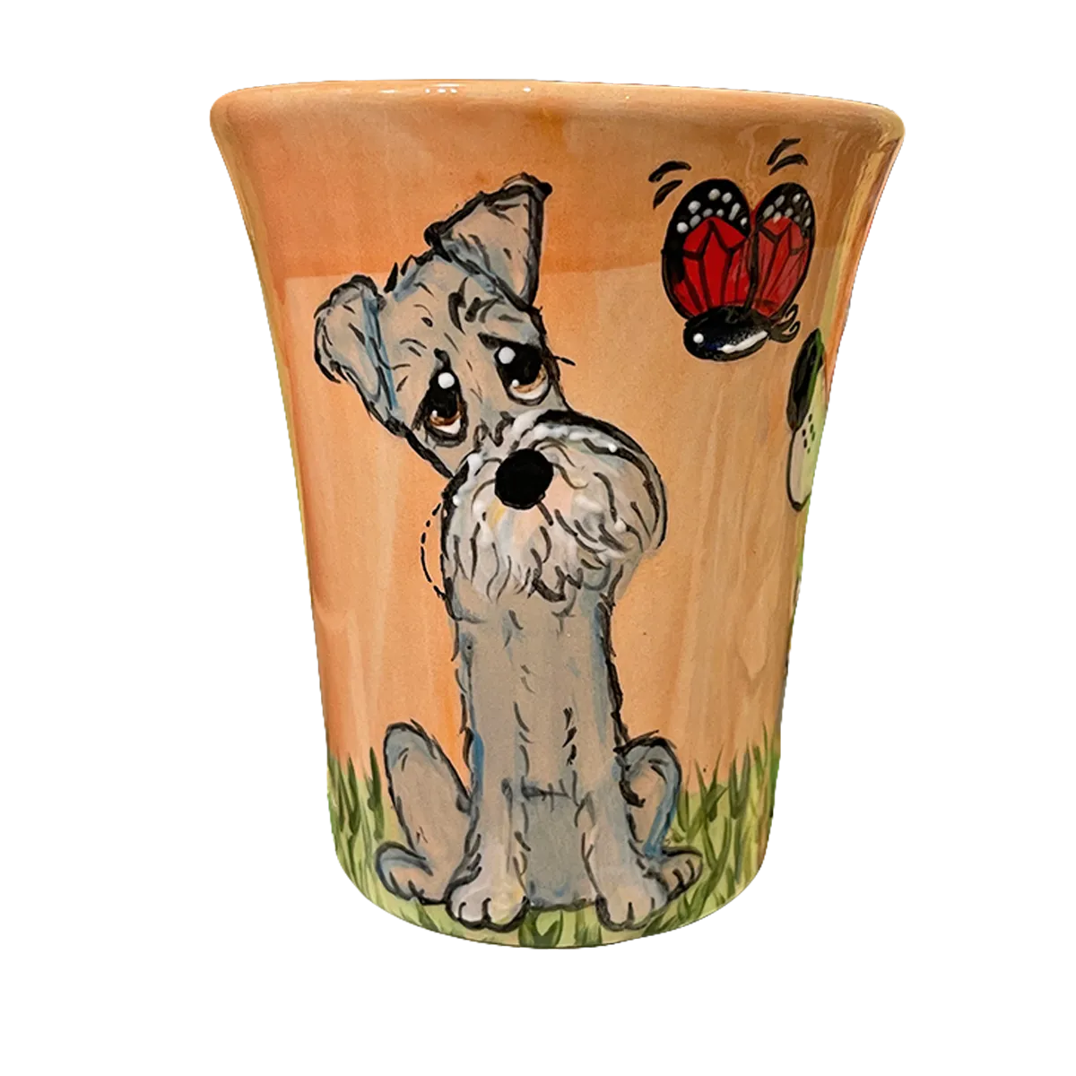 Schnauzer Butterfly Mug