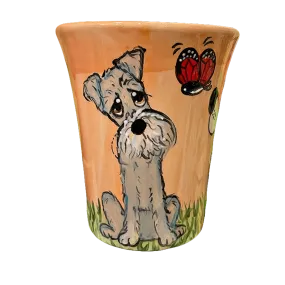 Schnauzer Butterfly Mug