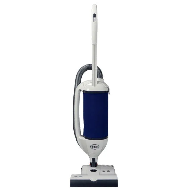 Sebo 9855AM Dart Upright Vacuum w/ ET-1 Power Head ARCTIC WHITE/BLUE