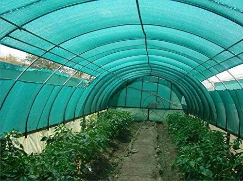 Shade Net 50% Uv Stabilized Garden Netting House Agro, 30 Sq. M (Green, 10 x 32 Ft)