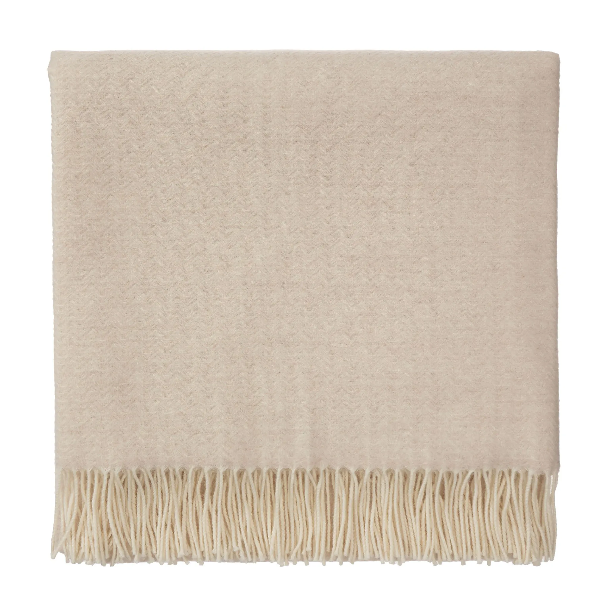 Siljan Cashmere Blanket [Off-White melange]