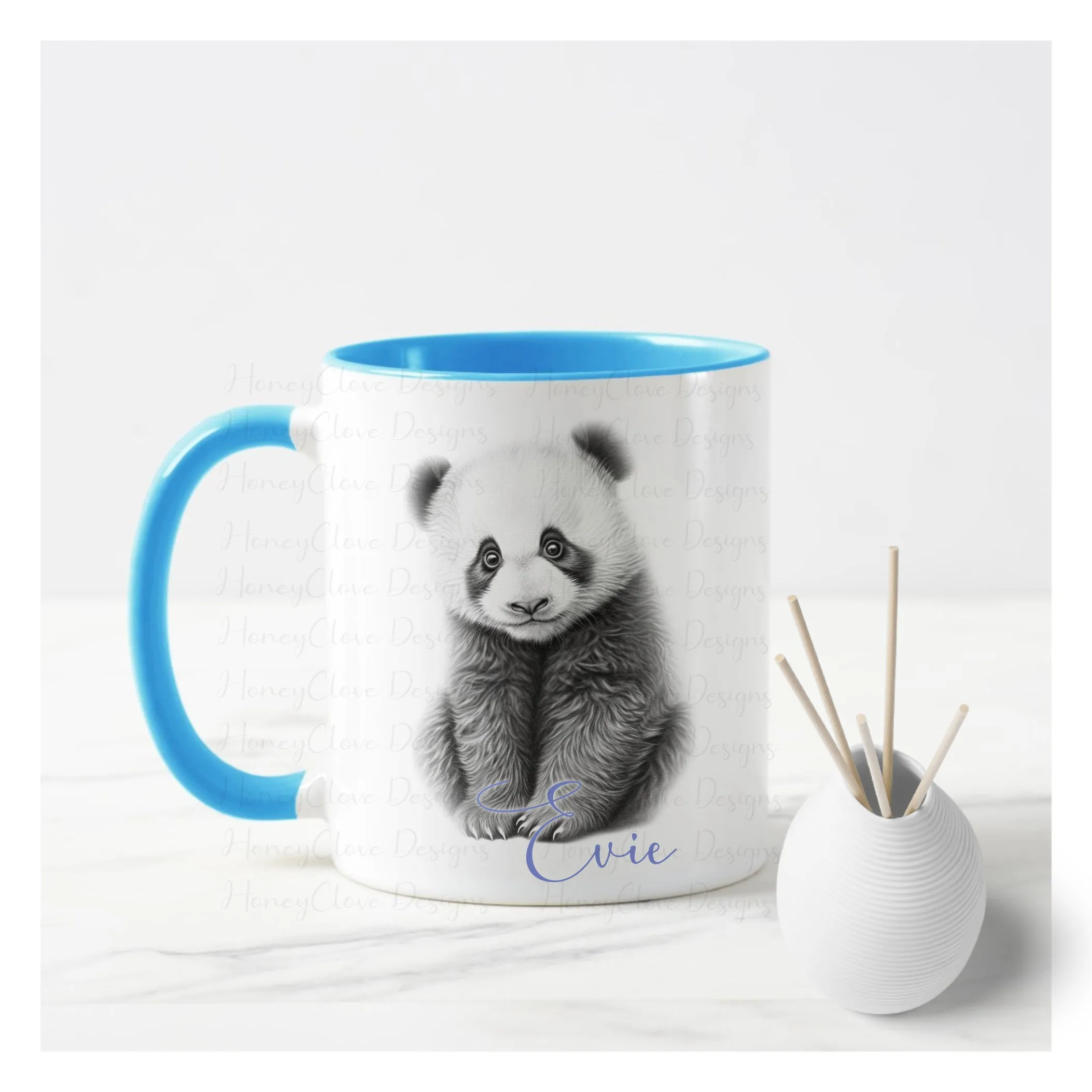 Sketch Design Panda Mug