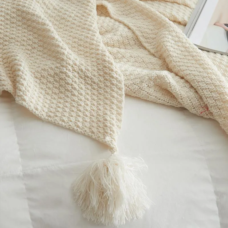 Soft Knitted Nap Blanket