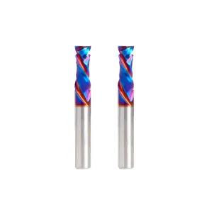 Solid Carbide Compression 2 Flute - 1/4 in Cutting x 1/4 Shank - Pack of 2