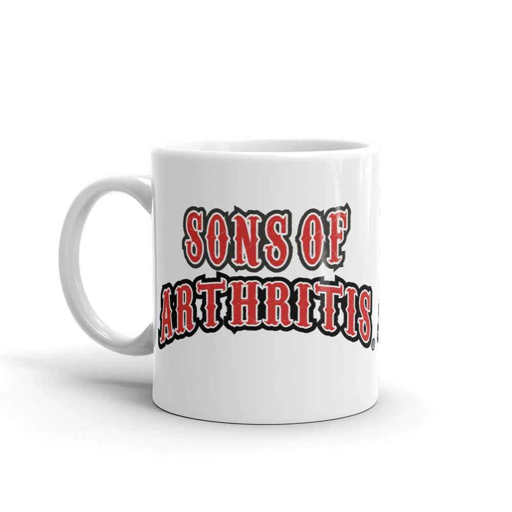 SONS OF ARTHRITIS NEVER FORGET COFFEE MUG