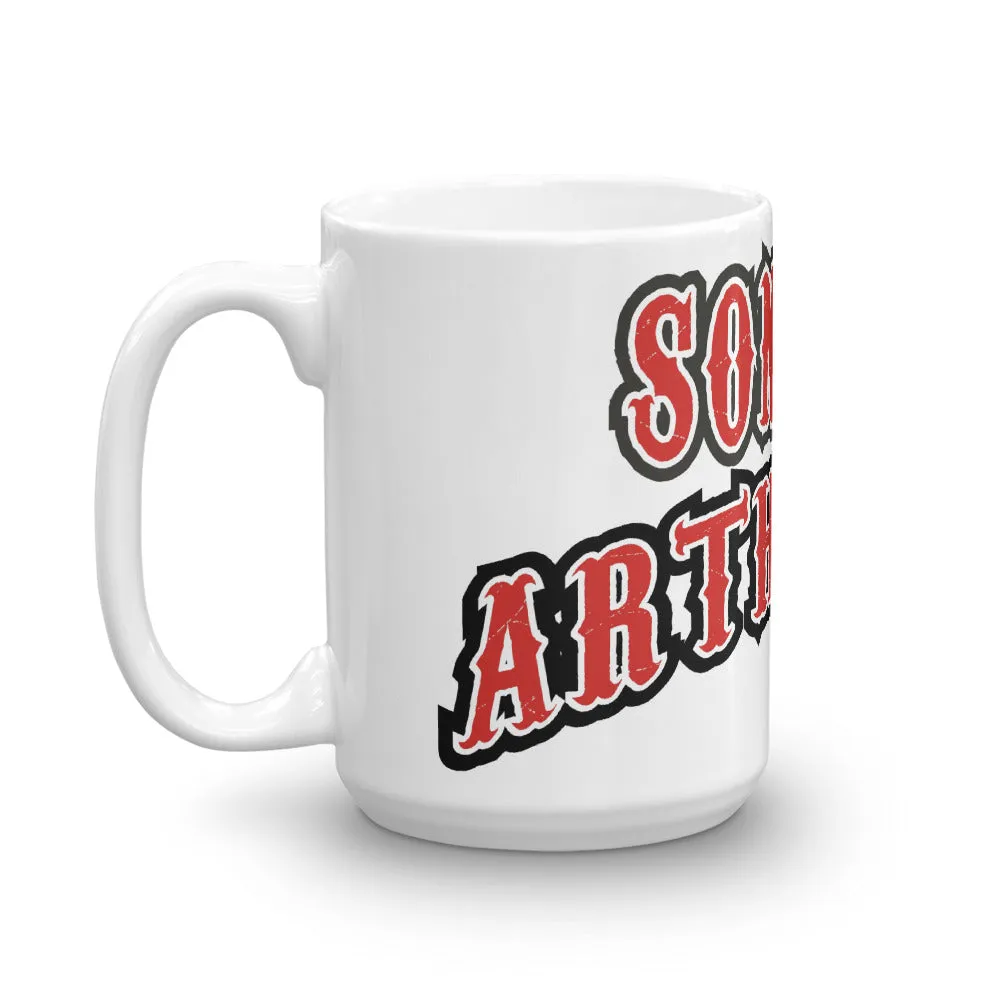 SONS OF ARTHRITIS NEVER FORGET COFFEE MUG