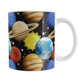 Space Planets Pattern - Space Mug