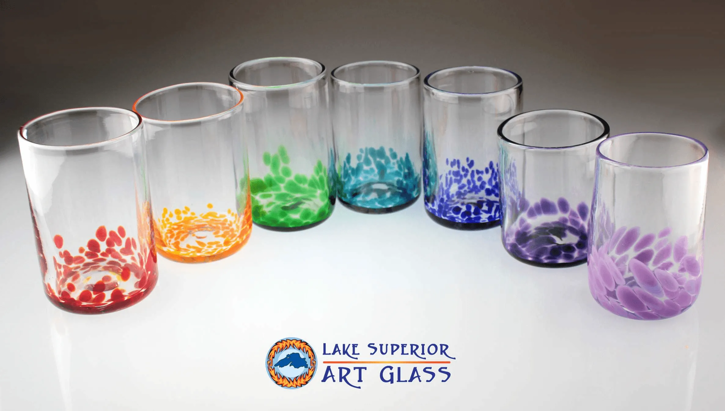 Spectrum Frit Tumblers - ON SALE