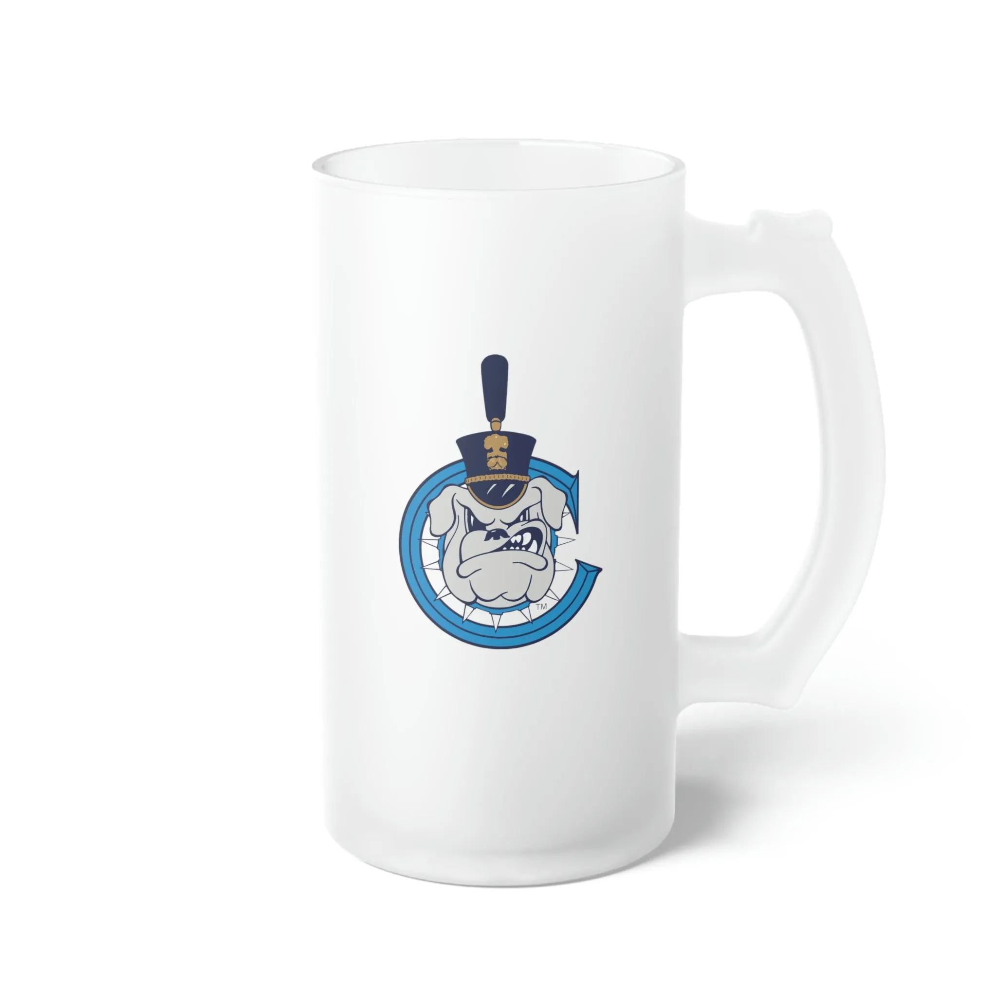 Spike Frosted Glass Beer Mug