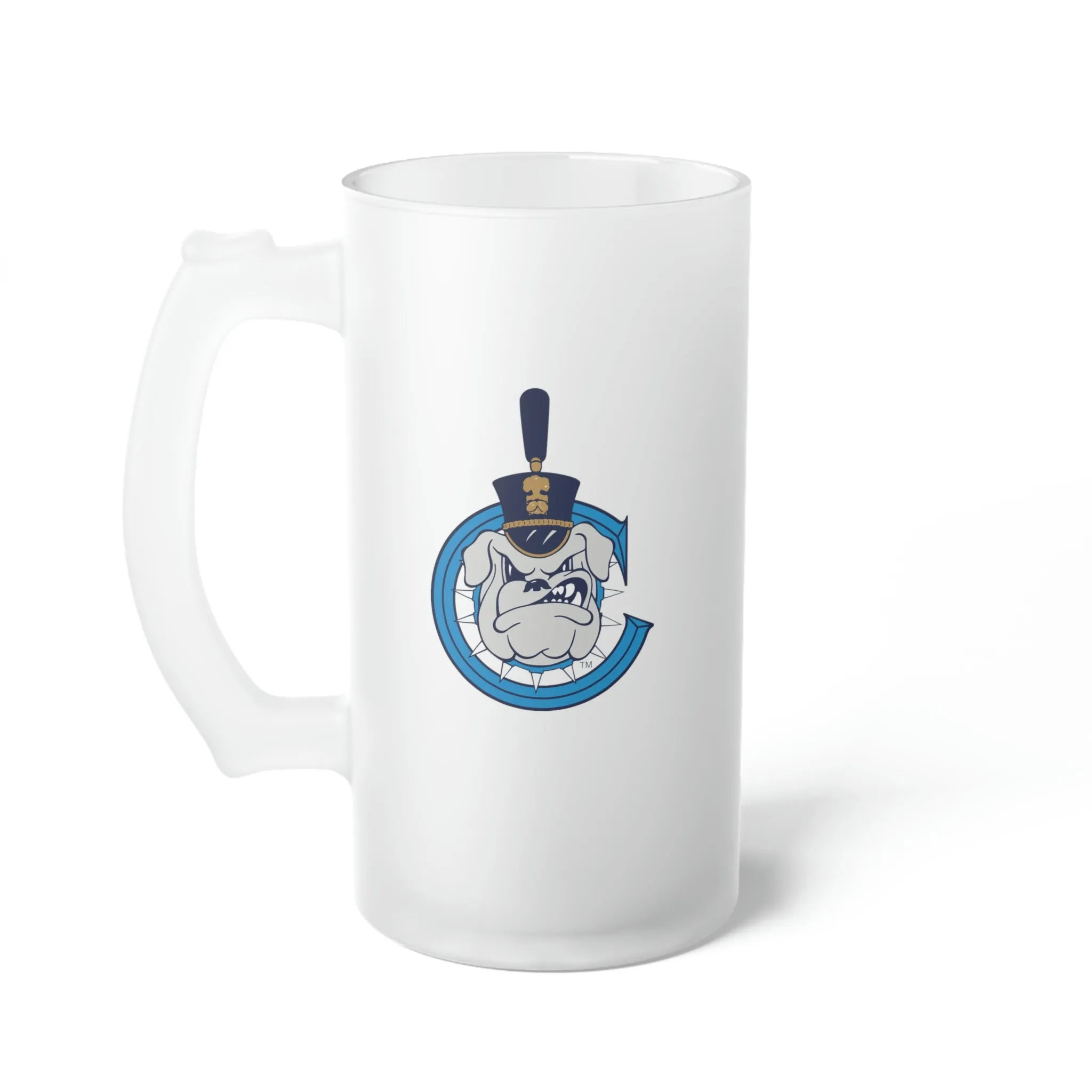 Spike Frosted Glass Beer Mug