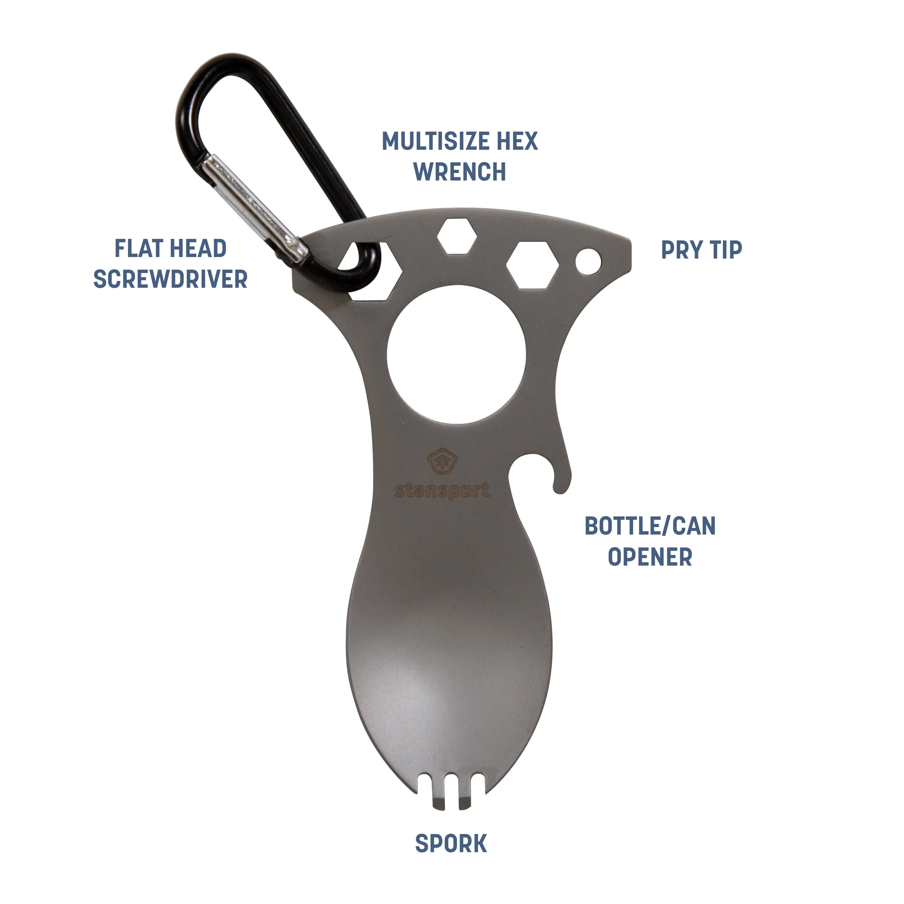 Spork Multi-Tool - Stainless Steel