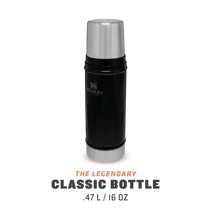 Stanley Flask Classic Vacuum Bottle 0.47L Matt Black