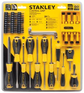 Stanley STHT66585 Screwdriver Set, 50-Piece :SET: QUANTITY: 1