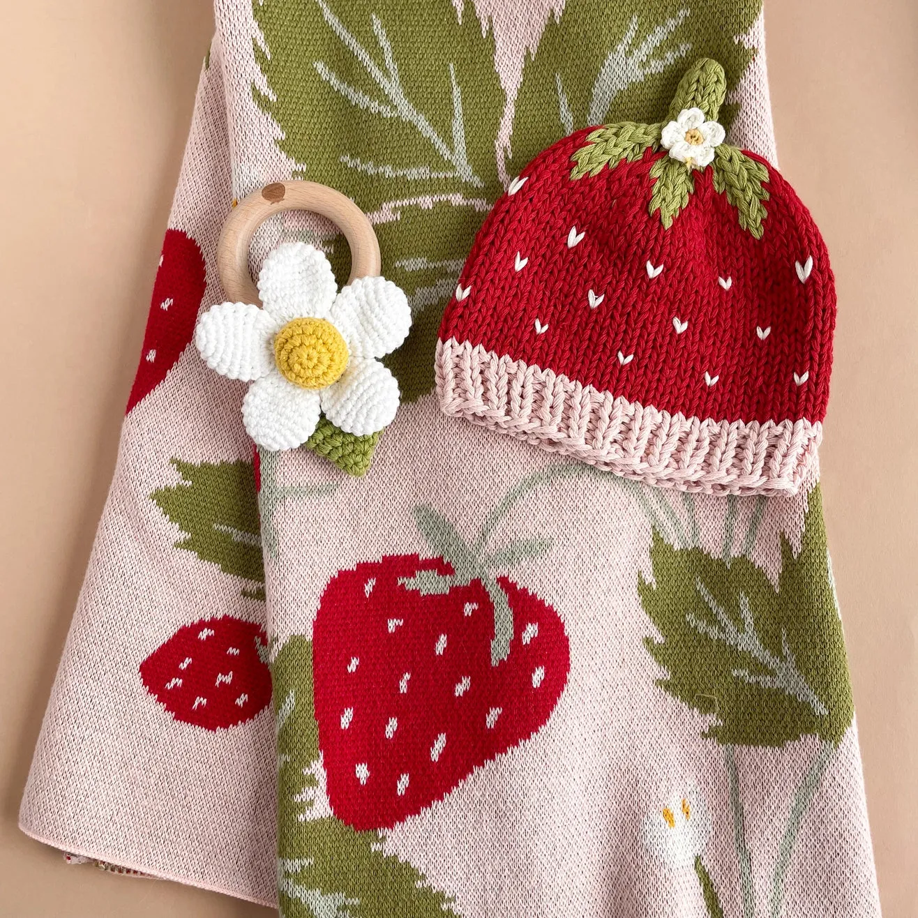 Strawberry Bunny Blanket - Blueberry Hill