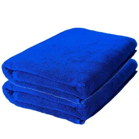 The Better Home Bamboo Bath Towel for Men & Women | 450GSM Bamboo Towel | Ultra Soft, Hyper Absorbent & Anti Odour Bathing Towel | 27x54 inches (Pack of 2, Royal Blue)