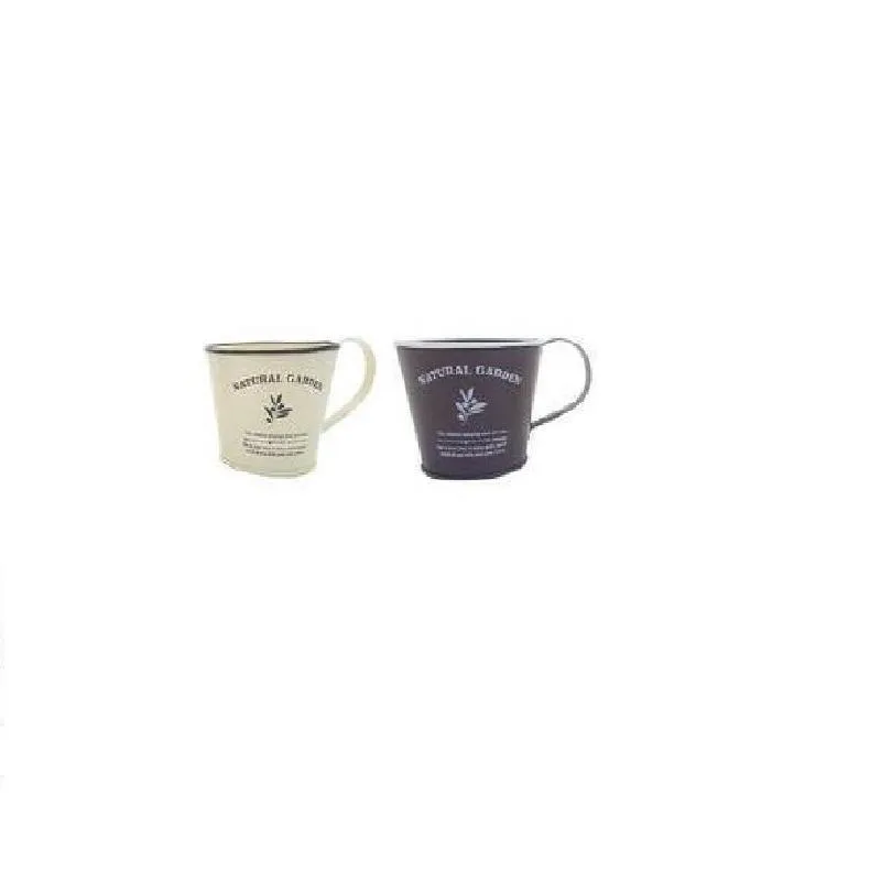 Tin Style Cup -Diameter10.5Cm X 8Cm - 4.1In X 3.1In-