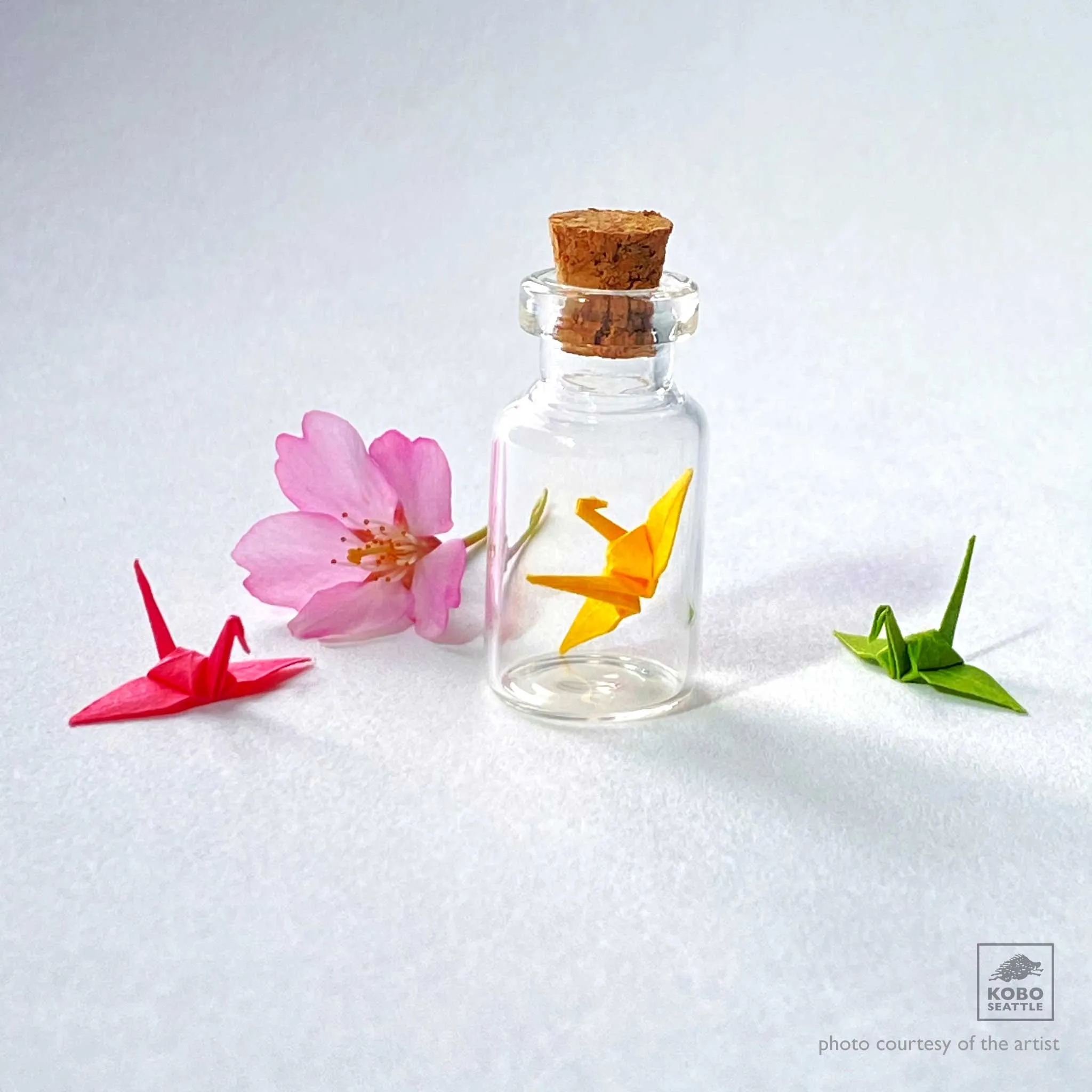 Tiny Crane Bottle by Sakiko