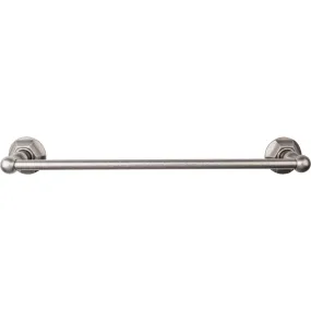 Top Knobs ED6APB Edwardian Bath Towel Bar 18 Inch Single - Hex Backplate Antique Pewter