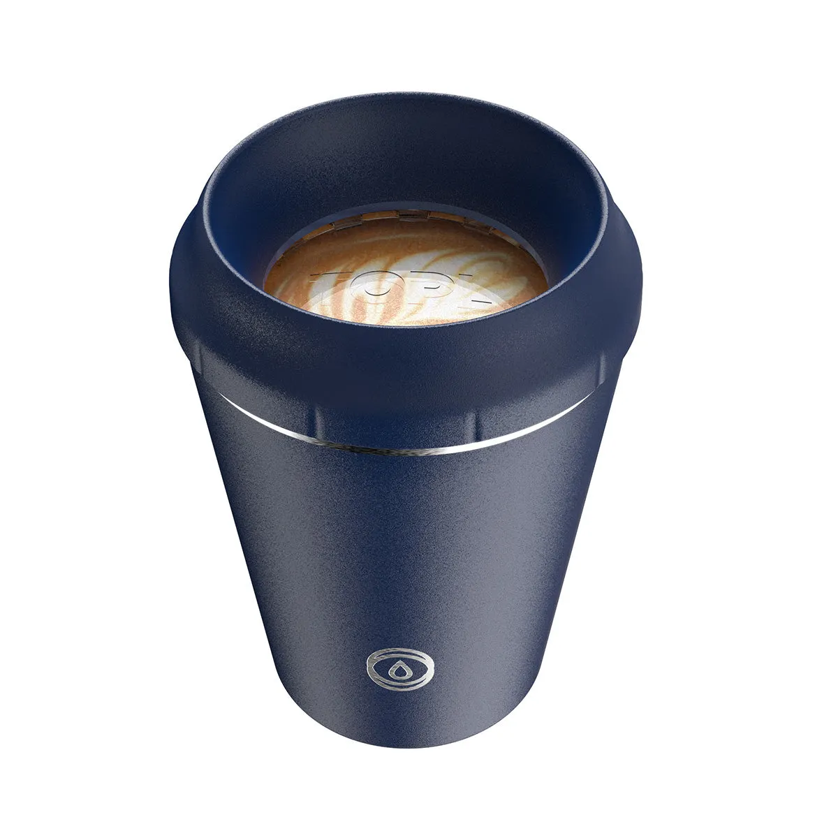 TOPL Flow360° / Stroll Reusable Cup - Navy (8oz)