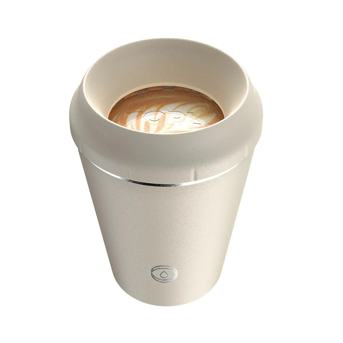 TOPL Flow360° / Stroll Reusable Cup - Oatmeal (8oz) - Bundle of 25