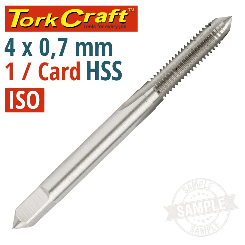 TORK CRAFT TAP HSS 4X0.7MM ISO 1/CARD NR1040C