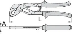 Unior Variable Joint "Hypo" Pliers 240