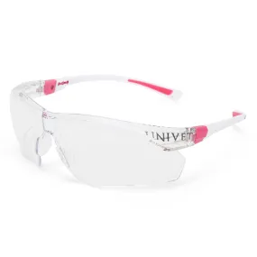 Univet 506 Ladies Safety Glasses Pink Frame