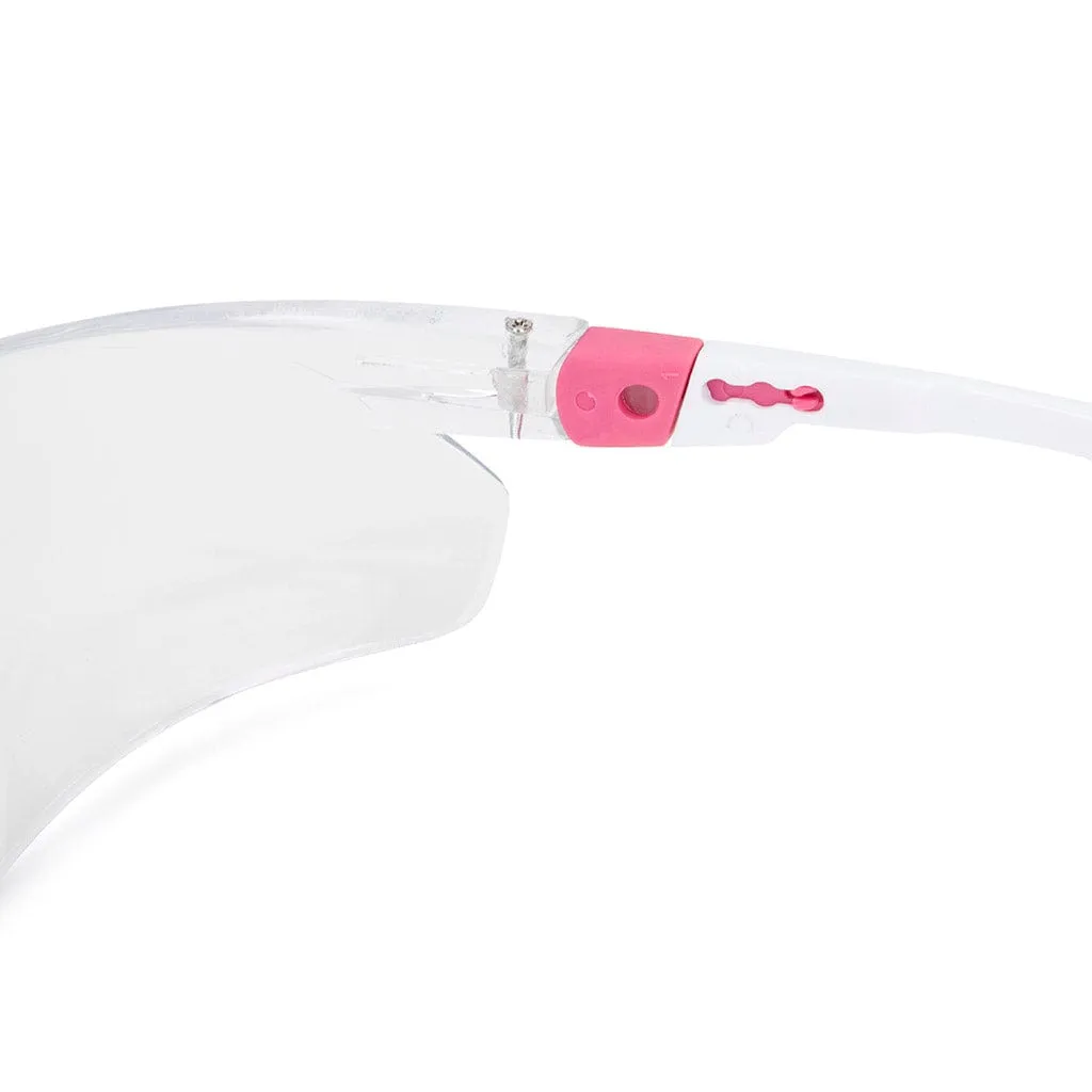 Univet 506 Ladies Safety Glasses Pink Frame