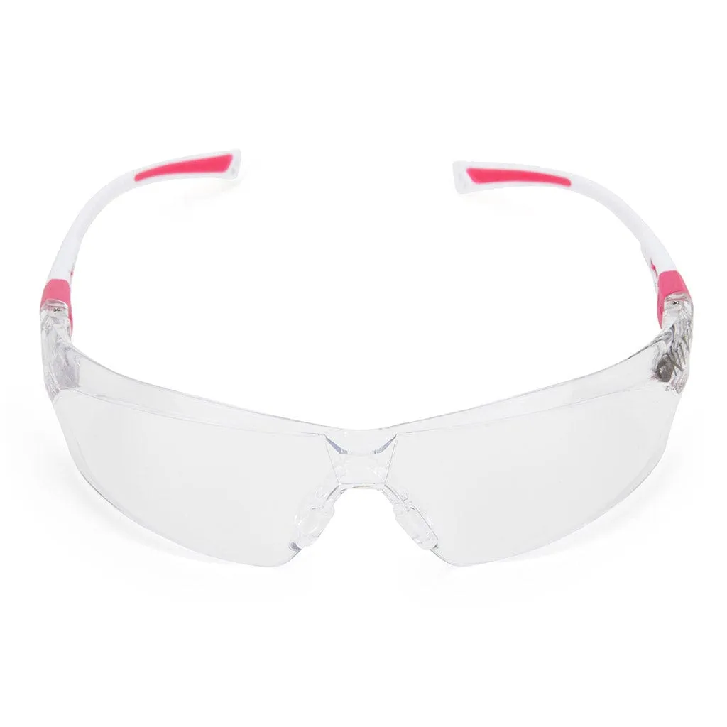 Univet 506 Ladies Safety Glasses Pink Frame