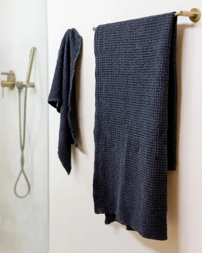 Waffle Linen Bath Towel