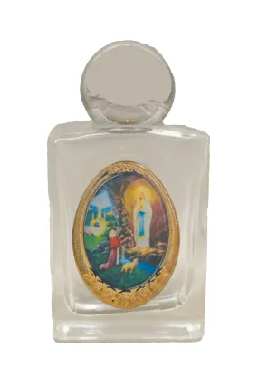 WB11-L Our Lady of Lourdes Holy Water Bottle 1.75x2.25"