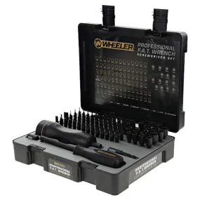 Wheeler Professional Fat Wrench Screwdriver Set (100 Piece Set)