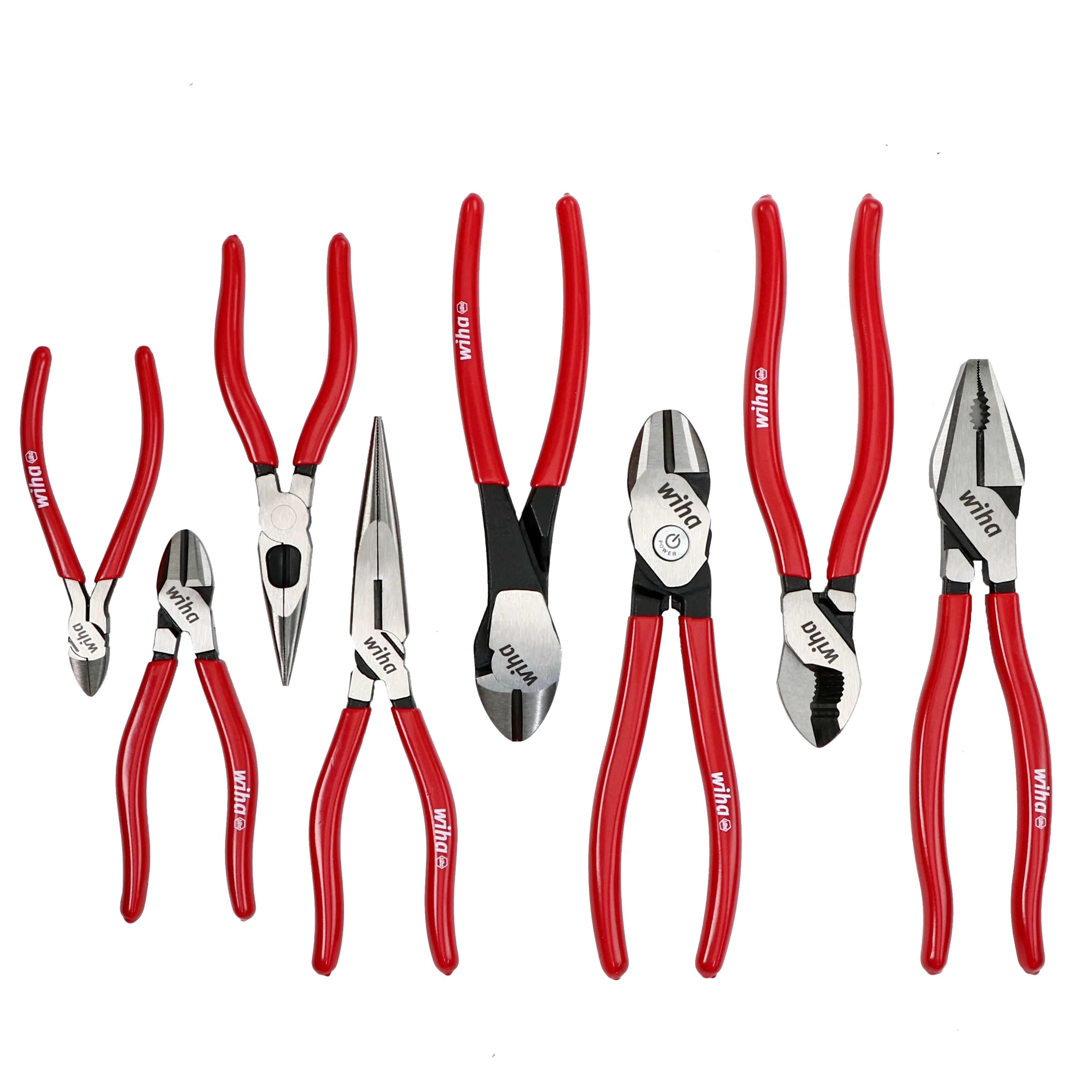 Wiha 34682 8 Piece Classic Grip Pliers and Cutters Tray Set