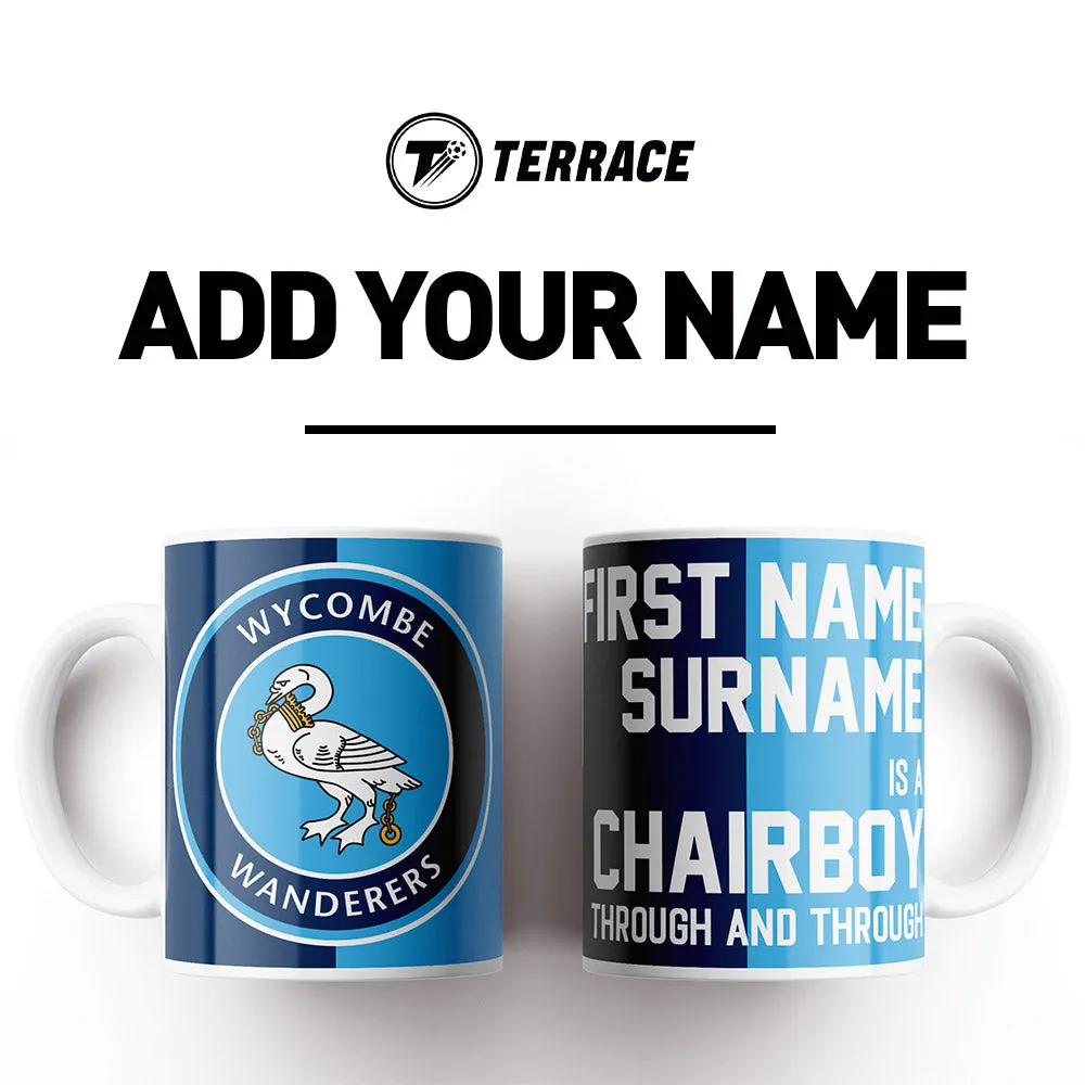 Wycombe Wanderers Through & Through Personalised Mug