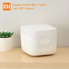 Xiaomi Electric Rice Cooker 1.6L Smart Home alloy cast iron LED screen cooker multicooker kitchen Cooking appliance APP Control