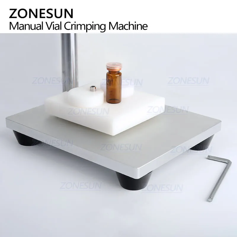 ZS-TVC2 Manual Flip-off Caps Solvent Bottle Capper Solvent Bottle Crimper Perfume Electric Capping Machine