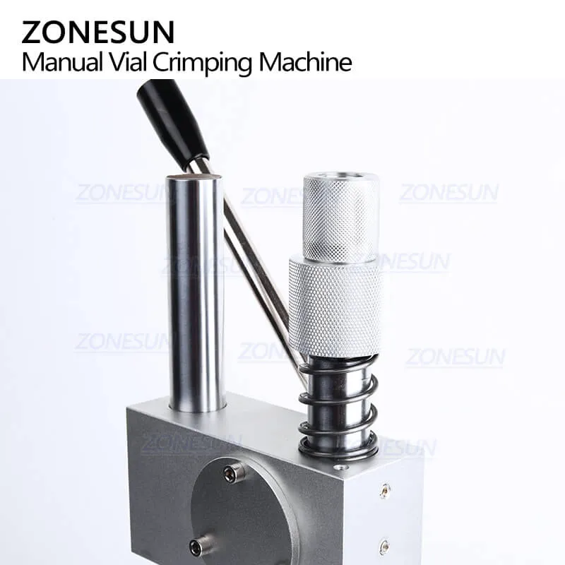 ZS-TVC2 Manual Flip-off Caps Solvent Bottle Capper Solvent Bottle Crimper Perfume Electric Capping Machine